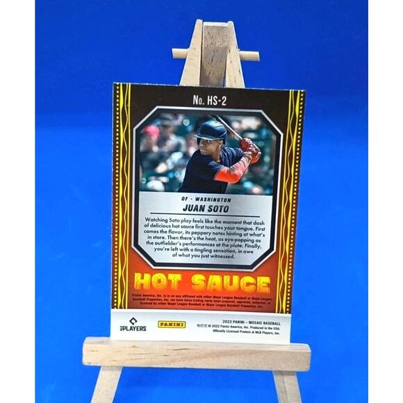 2022 Panini Mosaic - Hot Sauce Juan Soto #HS-2 - Picture 6 of 6
